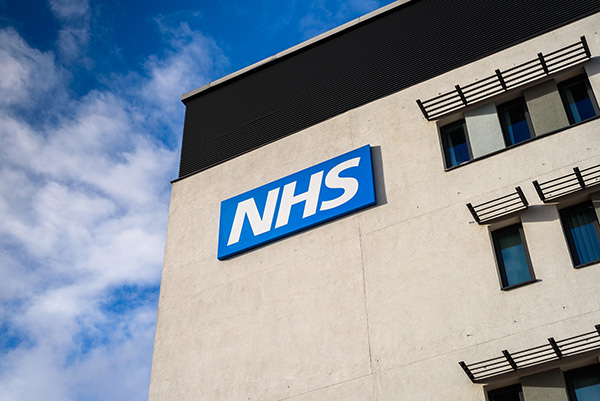 image of an NHS building